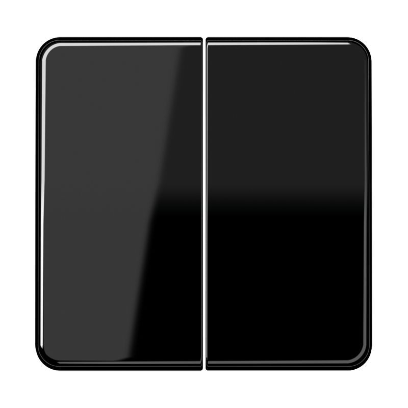 Jung CD102SW Wippe für KNX Taster, Duroplast, F10, Serie CD, schwarz