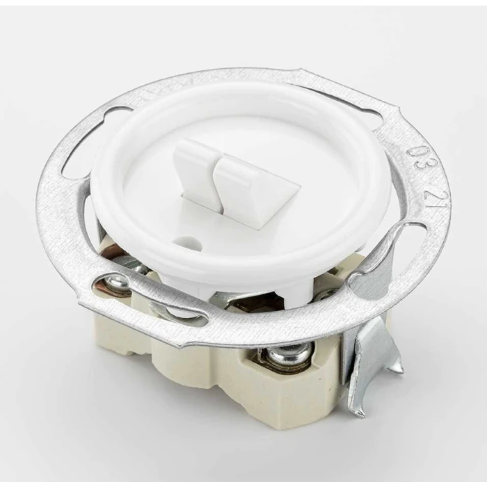 THPG 100572 Doppelkippschalter Serie Duroplast, weiß