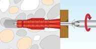 TOX Dübel Tri 7/36 KT Universaldübel 7x36mm, VPE 100 Stück