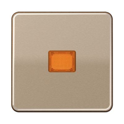 Jung CD590KOGB Wippe mit Lichtaustrittsfenster, Aluminium eloxiert, Serie CD, gold-bronze