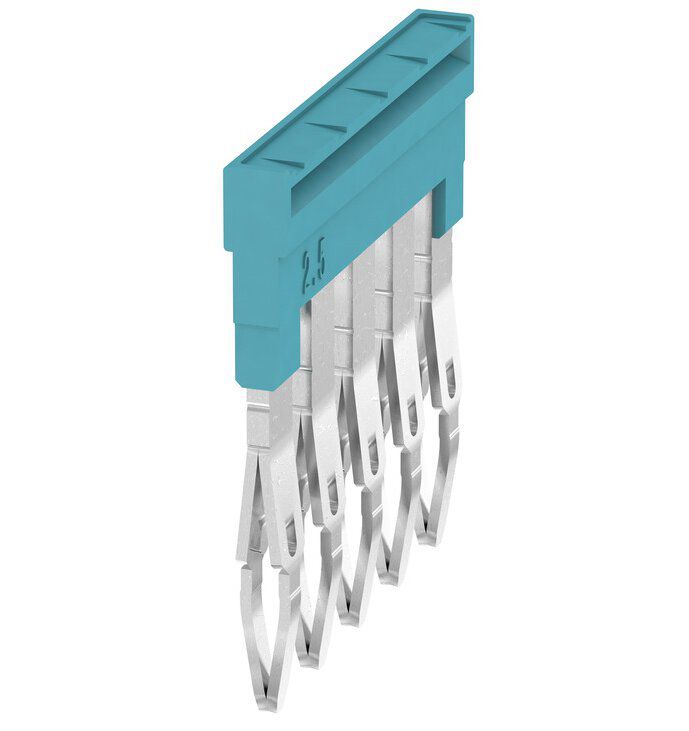 Weidmüller ZQV 2.5N/5BL Querverbinder 5-polig, blau, 20 Stück
