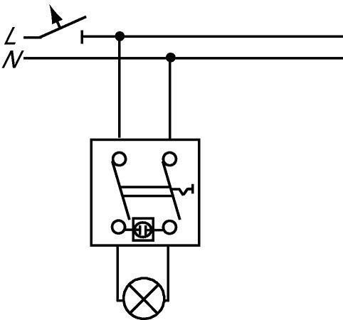 Busch-Jaeger 2601/2SKWNH-53 Heizungsschalter Aus 2-polig, Aufputz IP44