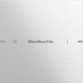 Gira 503117 Wippenset 1-fach individuell für Tastsensor 4.95, Aluminium (eloxiert)