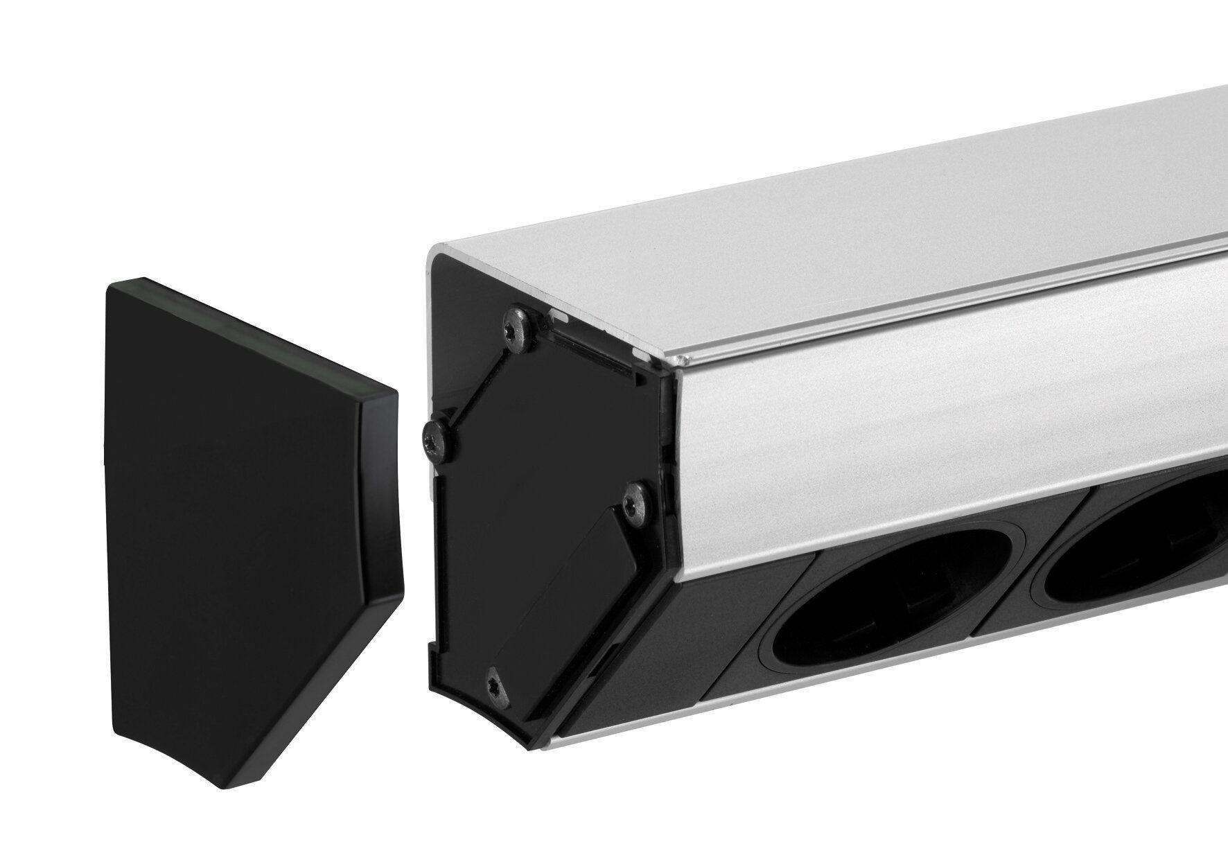 EVOline V-Dock waag. mit 3 Steckdosen für die Küche/Ecke