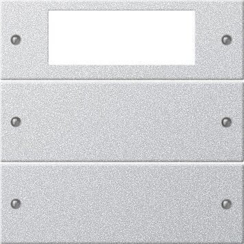 Gira 219226 Wippenset 2-fach Plus, System 55, Farbe alu(lackiert)