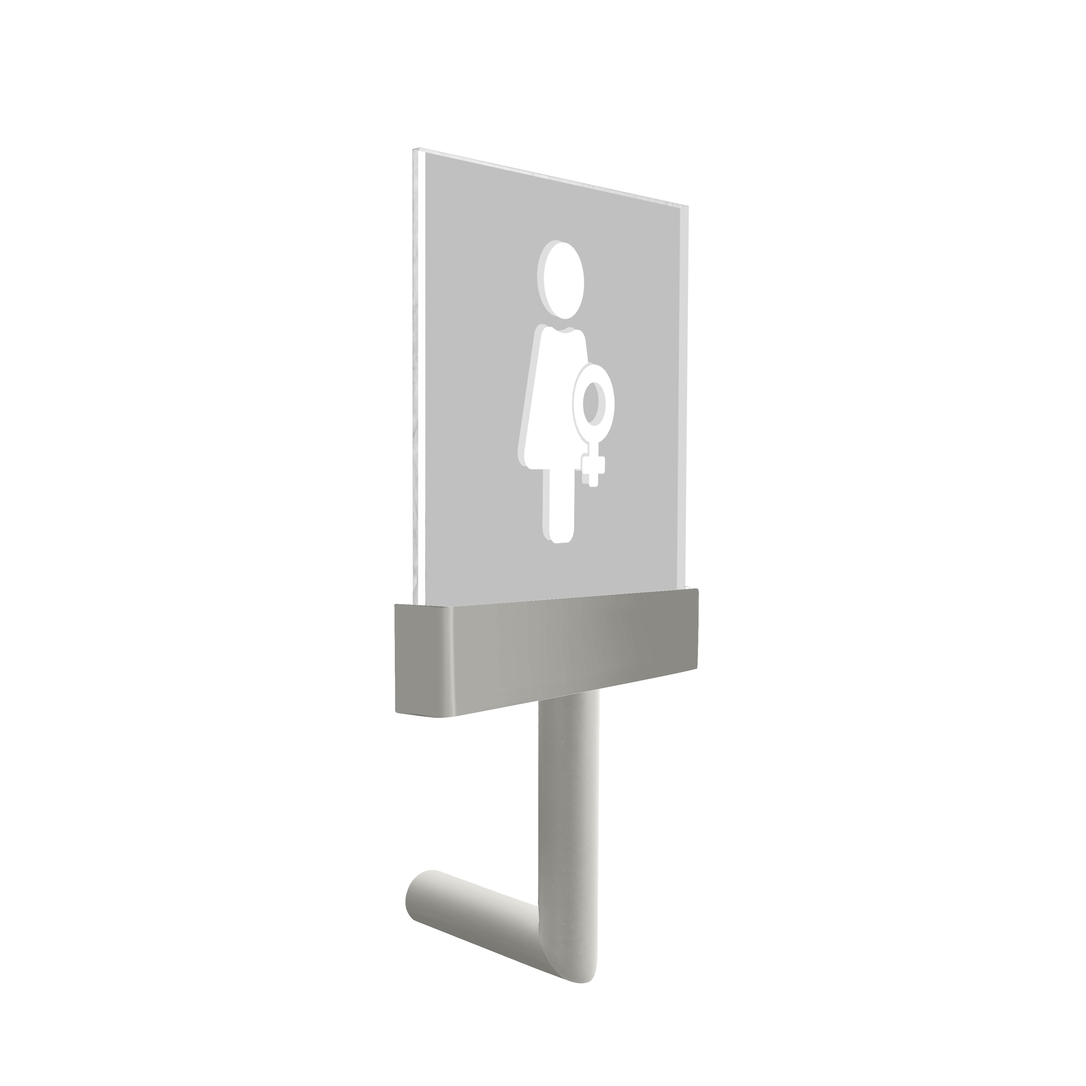qles LBFB6036 Licht-Board Frontal, für Merten D-Life, beleuchtet/LED/warmweiß (3000k), Edelstahl, lackiert, IP44