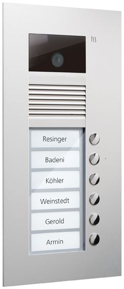 TCS AVU 14060-0010 Video-Sprechanlage Außenstation für 6 WE, UP