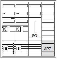 Hager ZB34SEQ29A Zählerschrank 2 eHZ-Zählerplätze