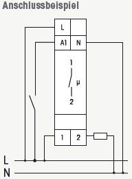 Eltako MFZ 12 -230V, analog einstellbares Multifunktions-Zeitrelais mit 10 Funktionen