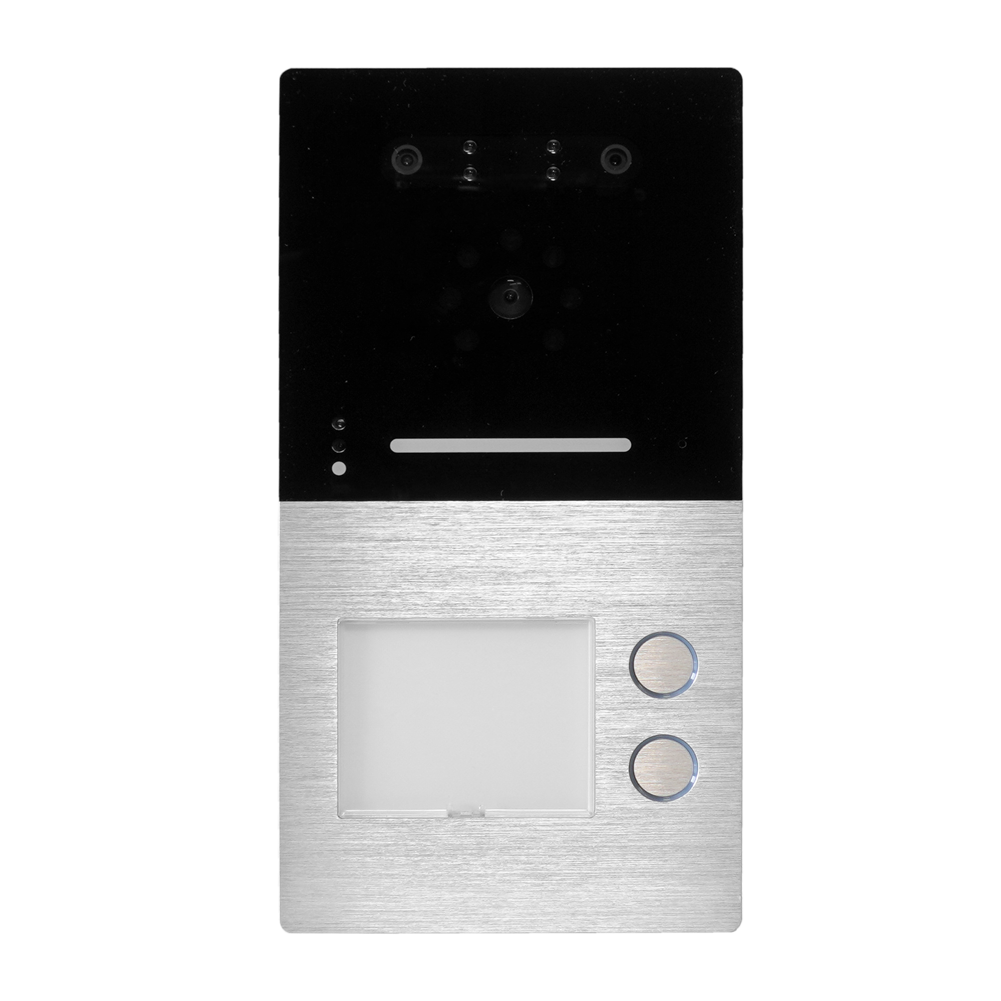 HHG Villa AP Set 2 FI Video Türsprechanlagen-Set, mit AS AP 2-Familien, mit integrierter Gesichtserkennung und Bluetooth