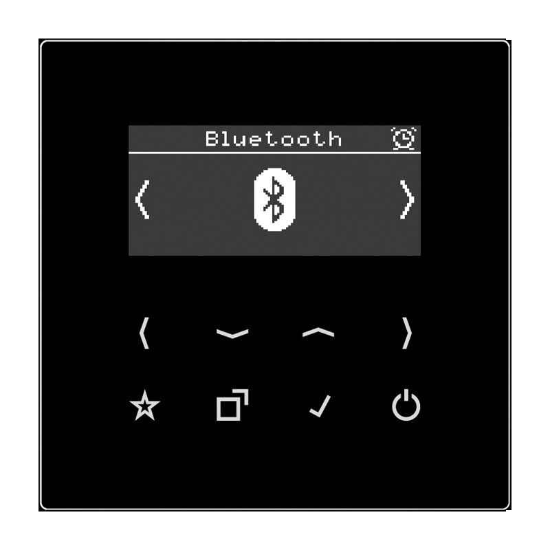 Jung DABAL2BT Smart Radio DAB+ Bluetooth®, Set Stereo, Serie LS, Aluminium