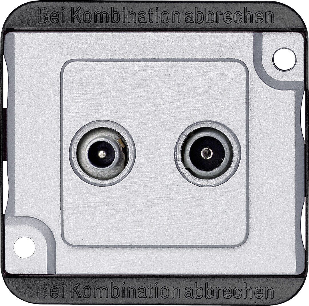 Merten 299460 BK-/Sat-Antennenstichdose 2-fach PANZER