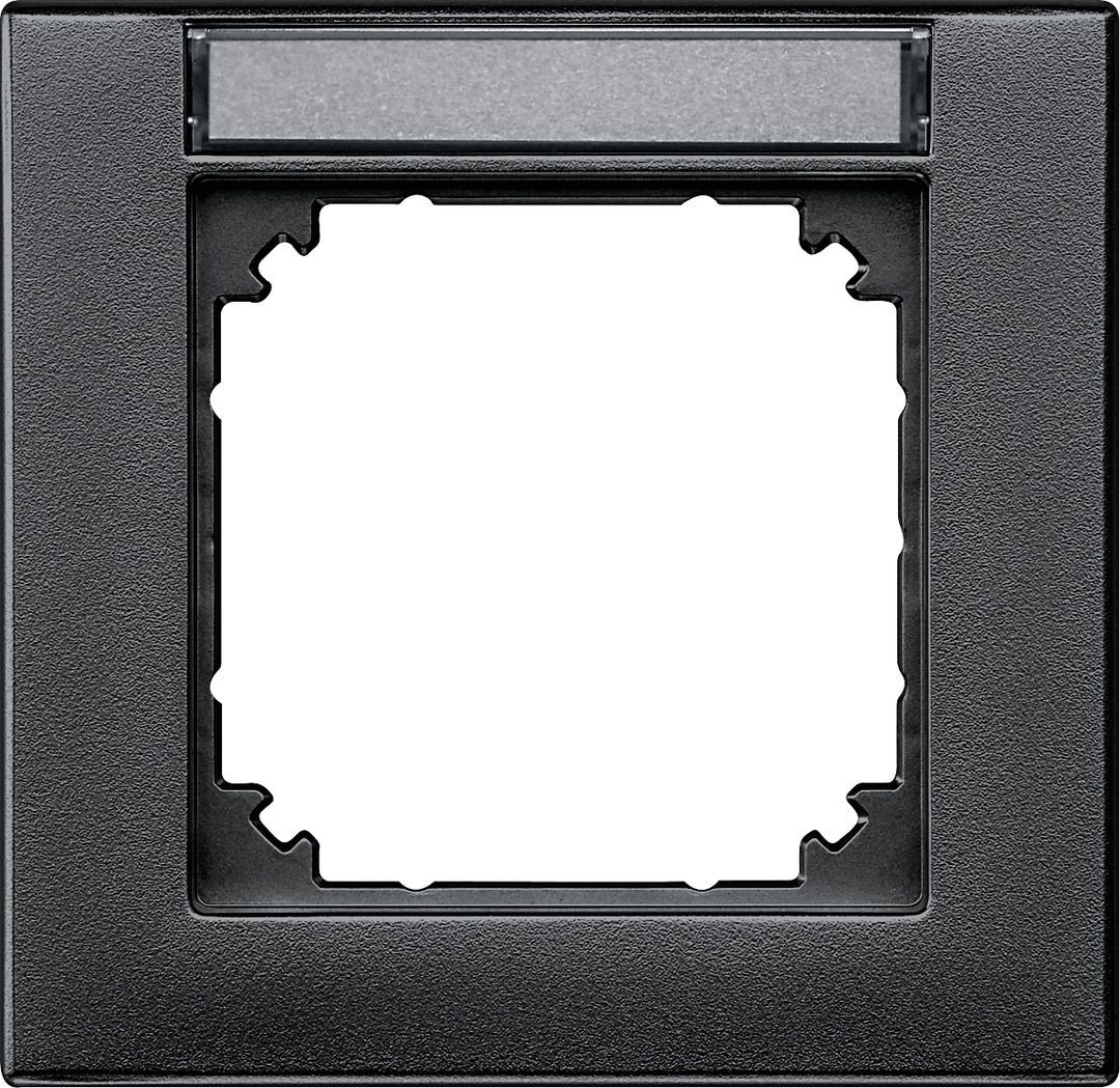 Merten 476114 Rahmen 1-fach beschriftbar, M-PLAN, anthrazit
