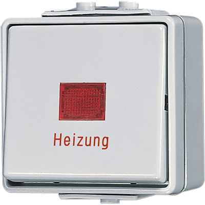 Jung 606HW Heizungsschalter, Universal Aus-Wechsel,  AX 250 V ~, IP 44, WG 600