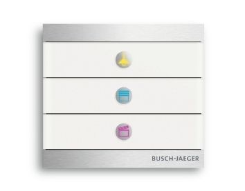 Busch-Jaeger 6342-24G-101 Bedienelement 3-fach Busch-priOn
