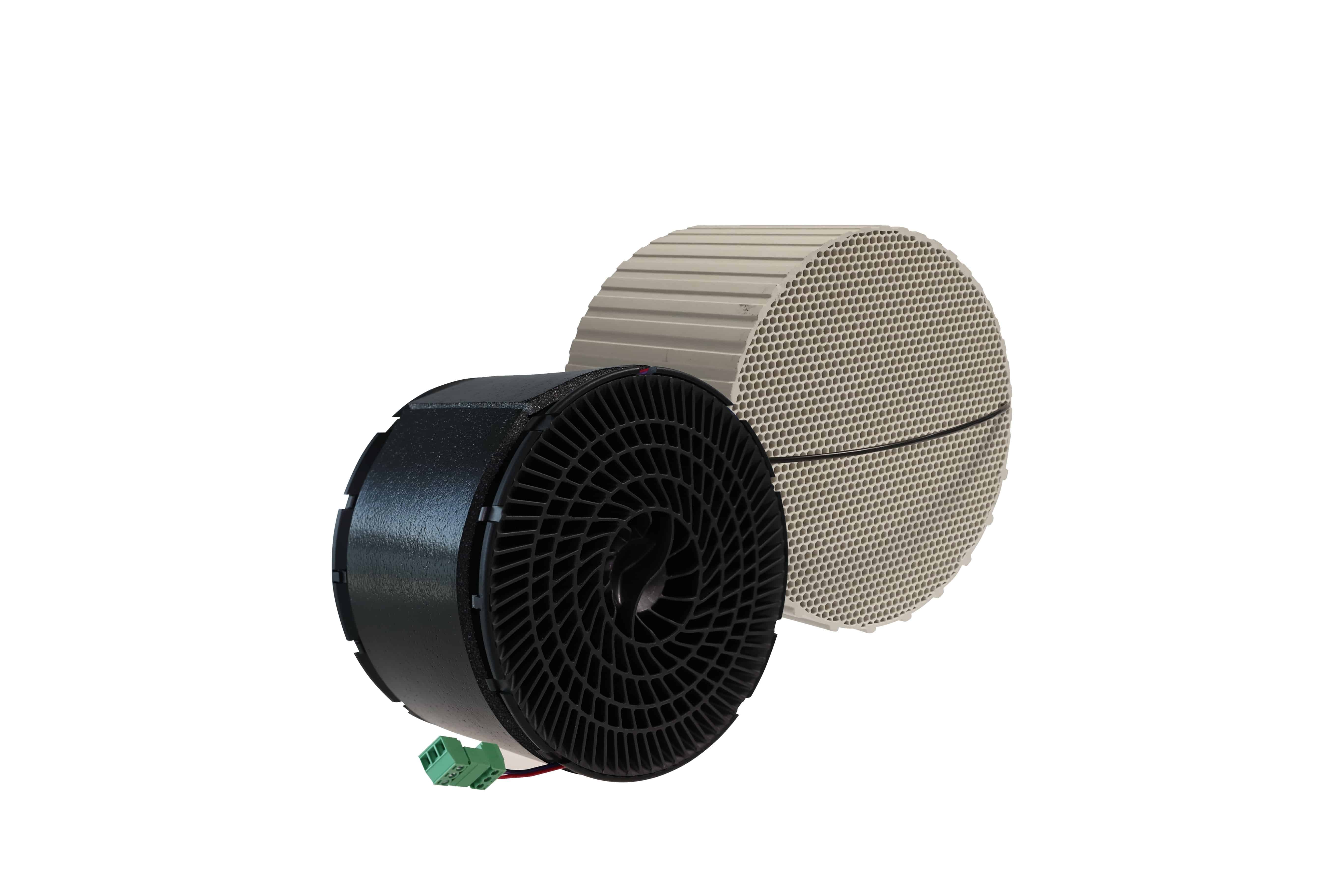 Zewotherm 14170010 ZEWO Funktionseinheit K, 12 V, Lüftereinheit SmartFan K-, Keramik-Wärmetauscher WRG 2.0, kompakt, effiziente Luftzirkulation
