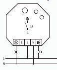Eltako FLC61NP-230V Funk-Licht-Controller für Einbaumontage