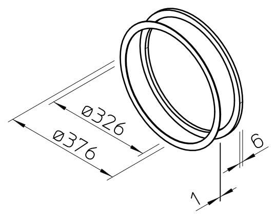 Helios MiniVent DR 300 Distanzringe