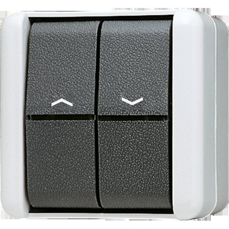Jung 839VW Jalousietaster, 1-polig (1 Antrieb), IP 44, WG 800
