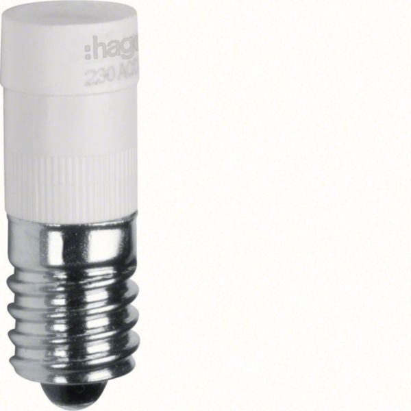Hager WDA2727W LED-Lampe E10, Zubehör, weiß