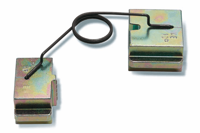 Cimco 10 5486 Presseinsatz für Mechanische Handpresse, Zwillings-Aderendhülsen, Trapezpressung, 16 mm²