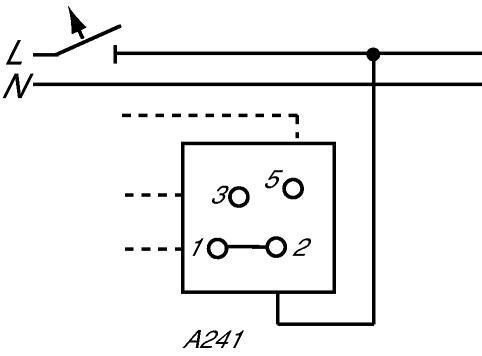 Busch-Jaeger 2710 U, Dreistufen-Drehschalter, 1-polig, mit Nullstellung