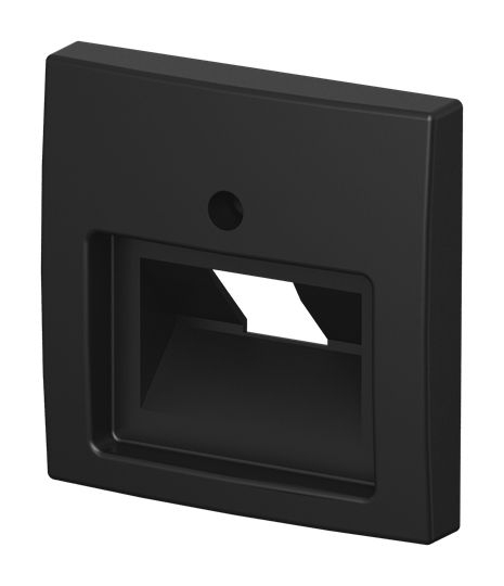 Busch-Jaeger 1803-915 Zentralscheibe 1-fach UAE/IAE (ISDN), Busch-balance SI, schwarz matt