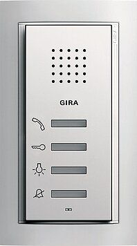 Gira 100224 Abdeckrahmen 2-fach ohne Mittelsteg  Zwischenrahmen anthrazit, Gira Event Opak, weiß