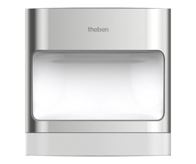 Theben 1020901 theLeda D S AL LED-Leuchte für Wandmontage, 8,5W mit Bewegungsmelder, aluminium