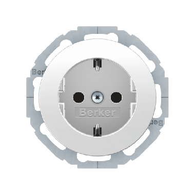 Berker 47552089 Schutzkontakt-Steckdose mit erhöhtem Berührungsschutz, R.Classic