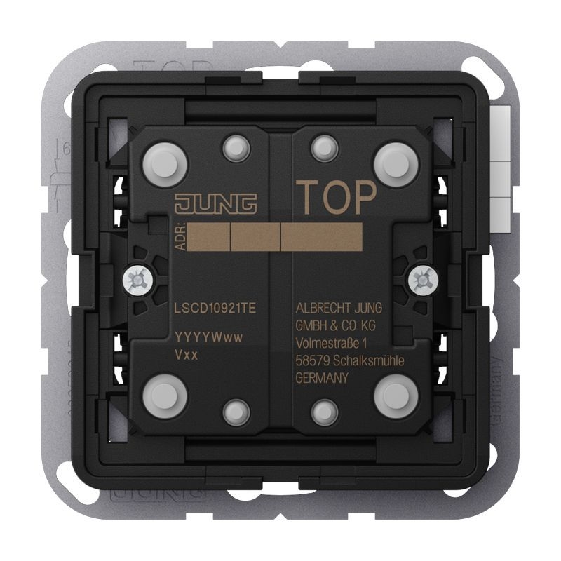 Jung LSCD10921TE KNX Taster Erweiterung 2-fach, F10, Serie CD/LS