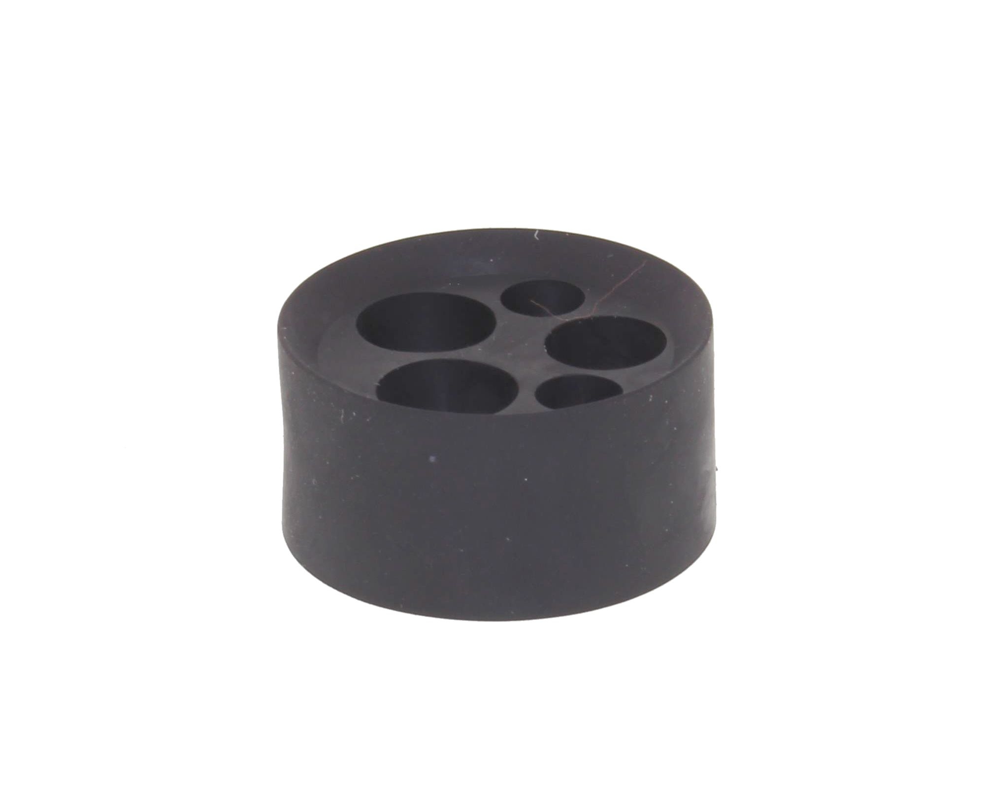 WISKA 10102765 Mehrfachdichtung 40/02/070-01/100-02/115, IP66, 11,5 bis 12,5 mm, schwarz