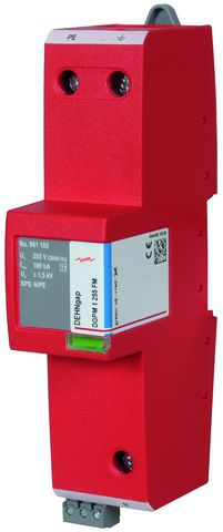 Dehn + Söhne 961185 N-PE-Blitzstromableiter DEHNgap Maxi 1