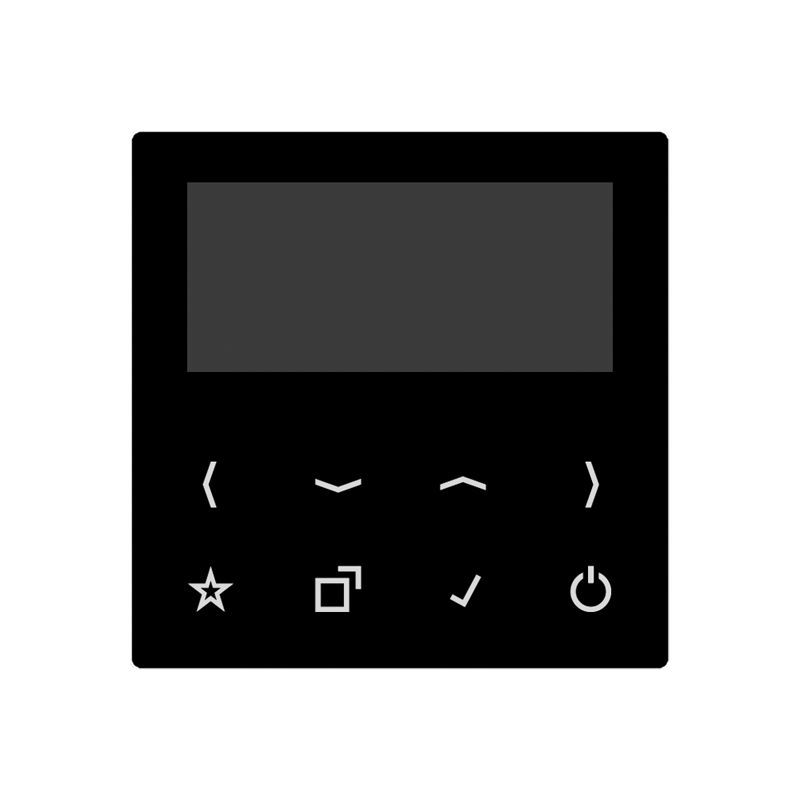 Jung DABABT-DISPSW DAB Ersatzdisplay für das Smart Radio DAB+ Bluetooth®, Serie AS/A, schwarz