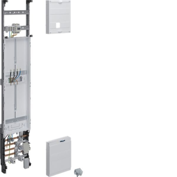 Hager ZH52U1NT Komplettfeld, universZ, 1350 × 250 mm, 3-Punkt, 1 Zählerplatz, 10 mm², mit Trennfunktion, verdrahtet