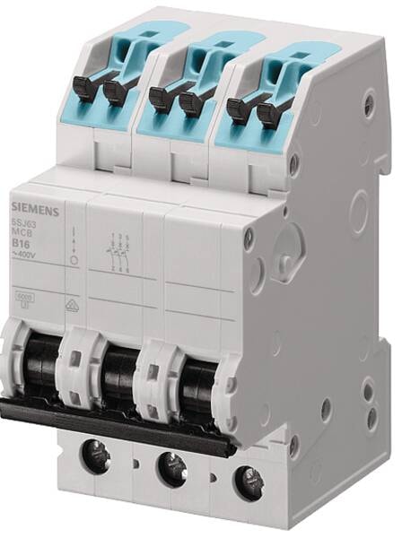 Siemens 5SJ63207KS Leitungschutzschalter 3polig, 20A, C-Charakteristik