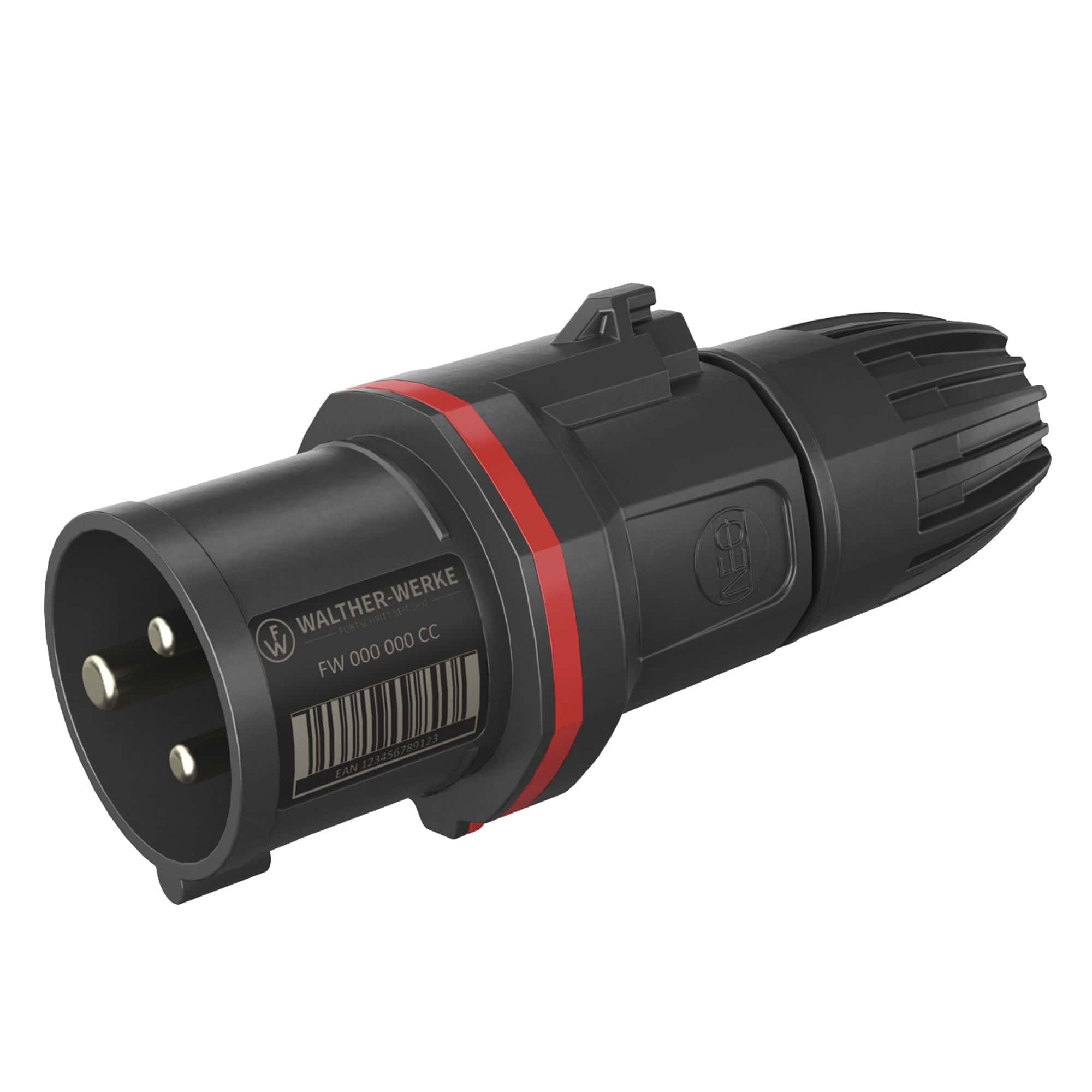 Walther Werke FW211309SK CEE NEO Stecker Classic 16A 3P 9h IP54 mit Schraubtechnik