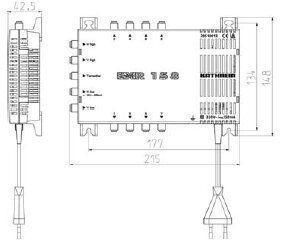 Kathrein EXR 156 Multischalter 5 auf 6