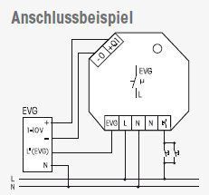Eltako SDS61/1-10V, 1-10V-Steuer-Dimmschalter für EVG