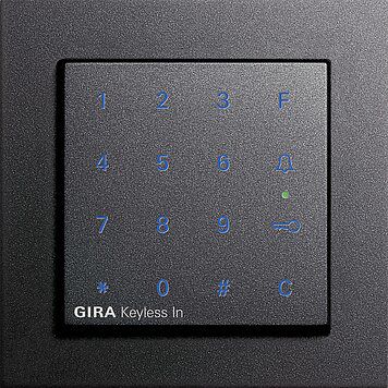 Gira 260528 Gira Keyless In Codetastatur, System 55, anthrazit