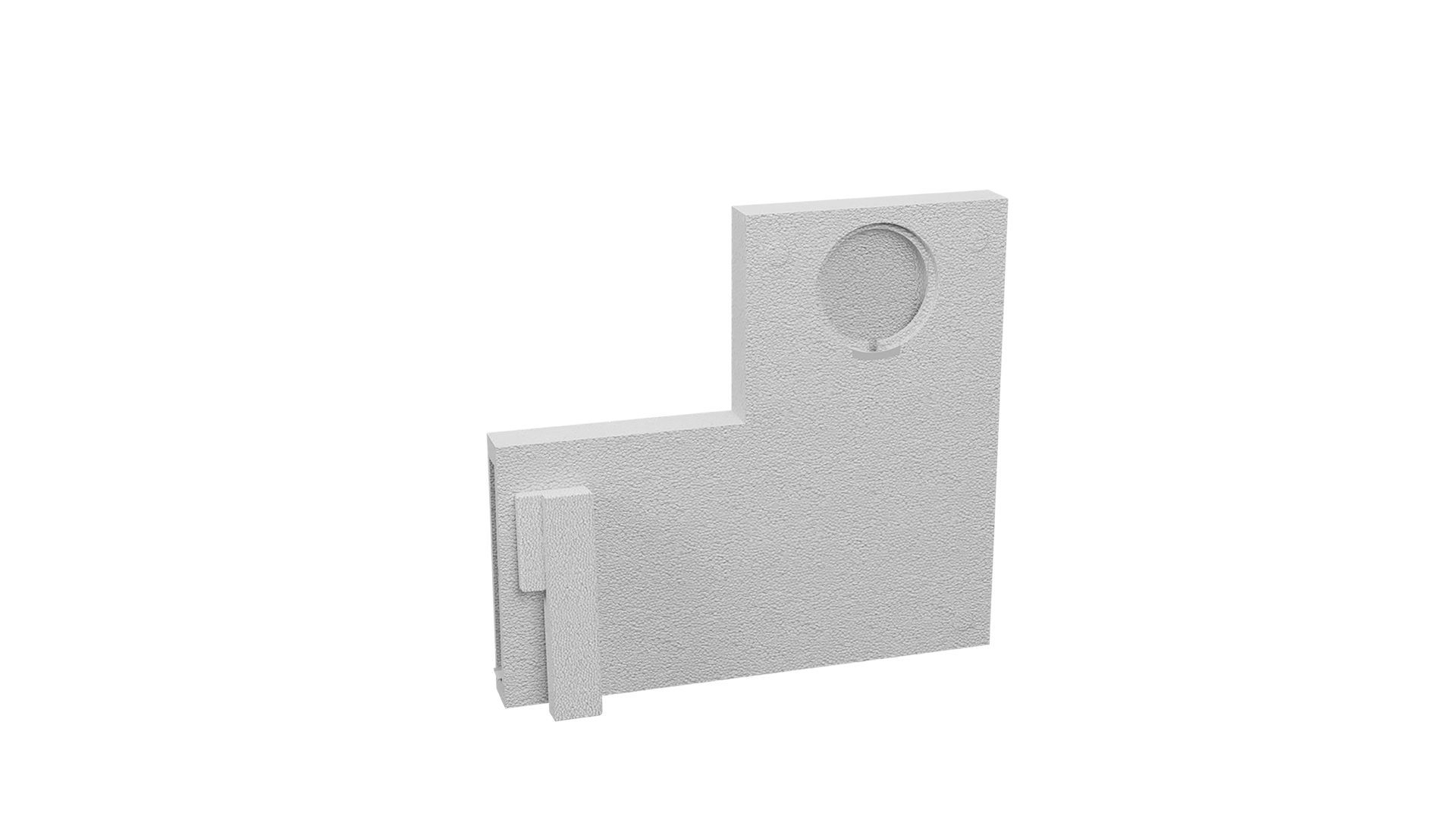 Kermi Y3502000030K x-well Fensterlaibungselement Ø160 mm, für Pendellüfter, 60 mm