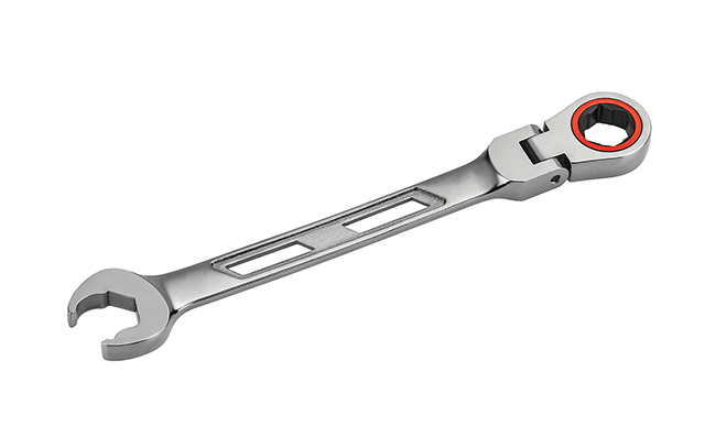 Cimco 11 2541 Knarren-Ringmaulschlüssel T120 FLEX, SW 10 mm, 120er-Feinstverzahnung, flexibler Ring
