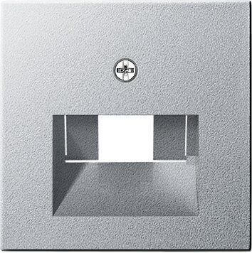 Gira 027026 Abdeckung UAE/IAE und Netzwerk, System 55, Farbe alu
