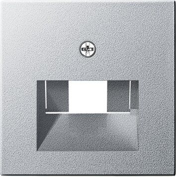 Gira 027026 Abdeckung UAE/IAE und Netzwerk, System 55, Farbe alu