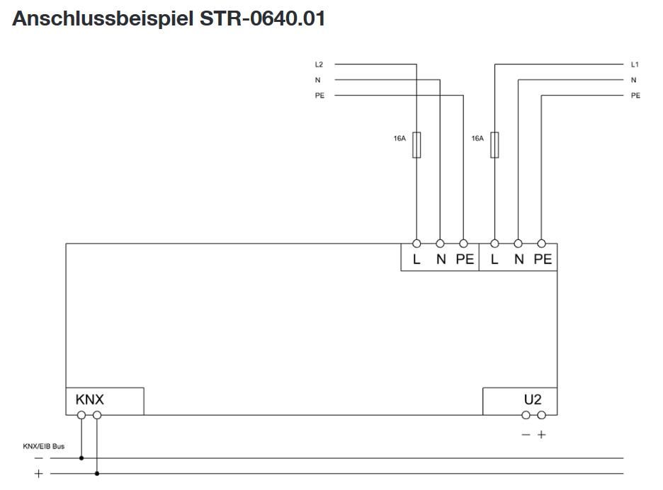 MDT STR-0640.01 Redundante Busspannungsversorgung 6TE REG, 640mA
