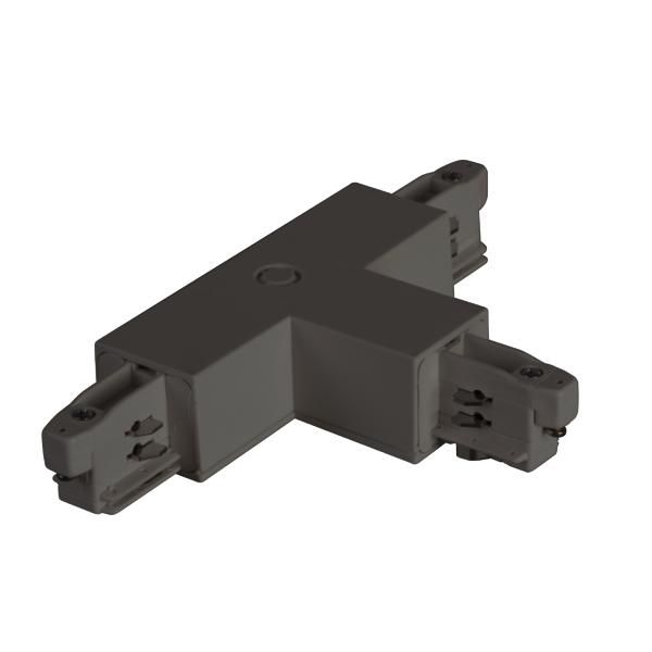 Brumberg 88129080 T-Verbinder zu Stromschiene 88101-88104, Schutzleiter links, schwarz