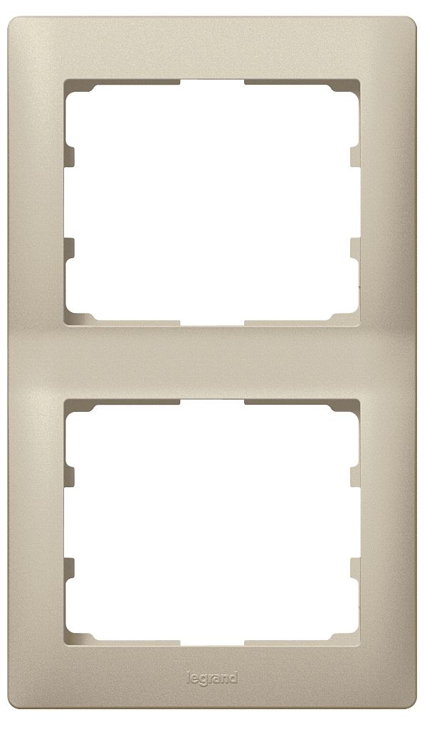 Legrand 771406 Abdeckrahmen 2-fach vertikal