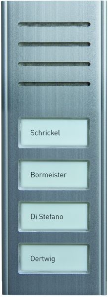 TCS ASX13004-0010 Außenstation für Sprechanlage Aufputz für 4 WE