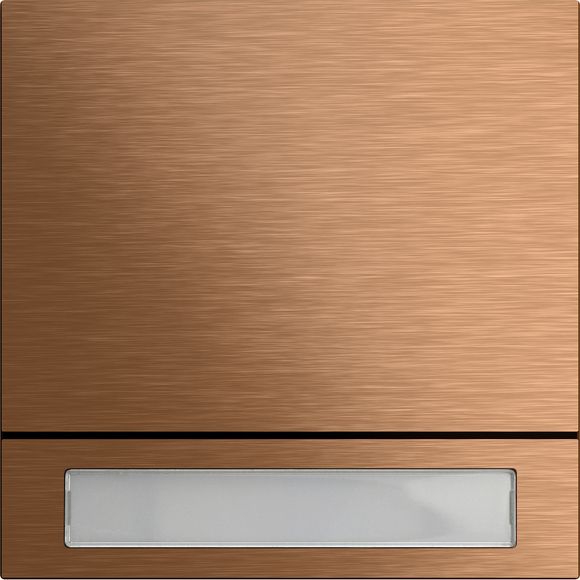 Gira 5531921 Ruftastenmodul 1-fach, System 106, Bronze