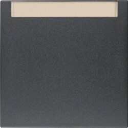 Berker 16261606 Wippe mit Beschriftungsfeld, S.1/B.3/B.7, anthrazit matt